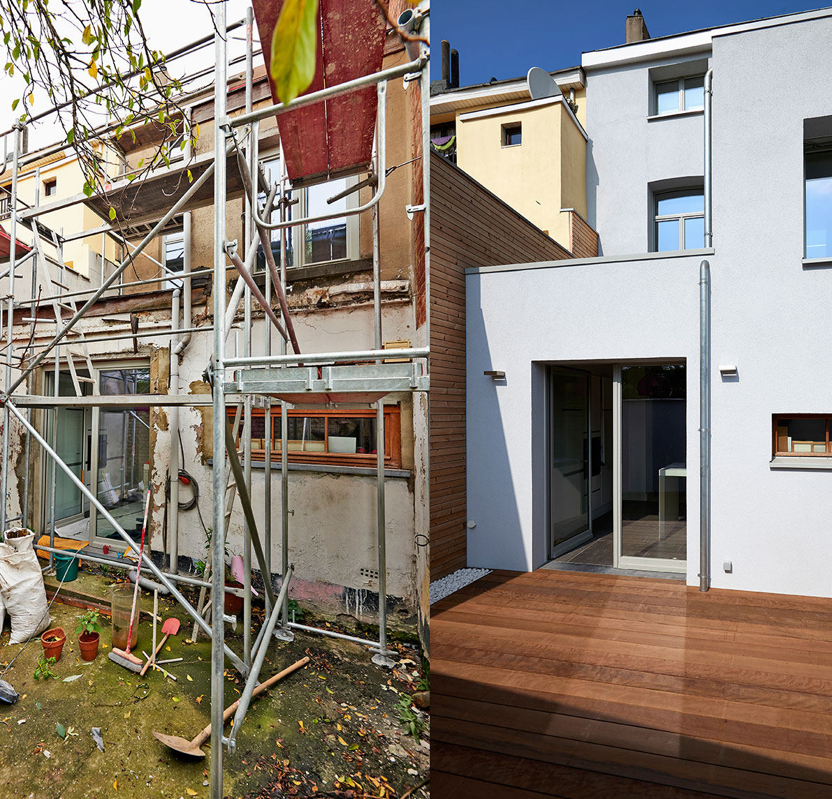 Dom przed i po remoncie